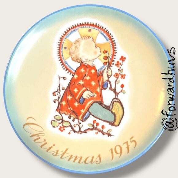 1975 Schmid “Christmas Child” Plate – Sister Berta Hummel – No Box - Picture 6 of 7